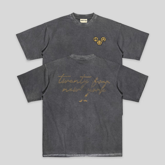 Twenty Four Embroidered Inside Out Tee