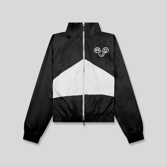 Twenty Four Black White Full Zip