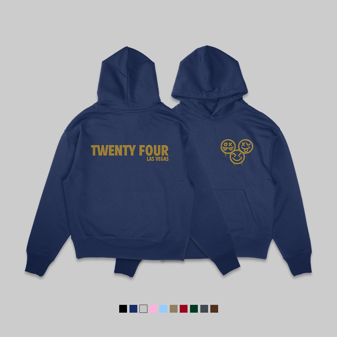 Twenty Four Classic Embossed Hoodie