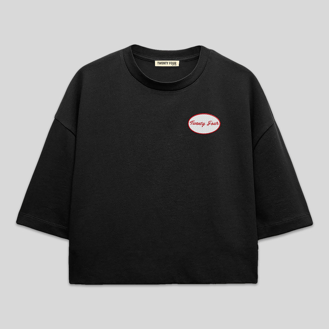 Twenty Four Patch Embroidery Logo Tee